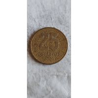 Аргентина 25 сентавос 2009