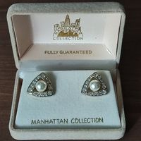 Винтажные серьги пусеты. 80-е Австралия.