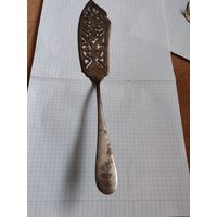 Лопатка для торта. Серебро. Антиквариат. Австрия.