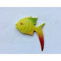 Елочная игрушка Рыба, пластик