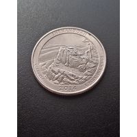 США 25 центов  2014 г. D - Национальный парк Шенандоа. Штат Виргиния