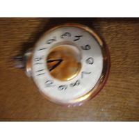 Елочная игрушка часы СССР