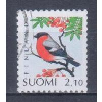 [1939] Финляндия 1991. Фауна.Птицы.Снегирь. Гашеная марка.