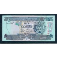 Соломоновы Острова 5 долларов 2009 год, UNC