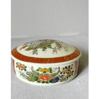 Фарфоровая шкатулка Satsuma Japan 80 гг