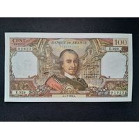 100 франков 1976 года. Франция. xF/aUNC. Степлер