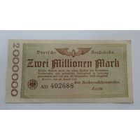 2000000 марок 1923 г. Германия.