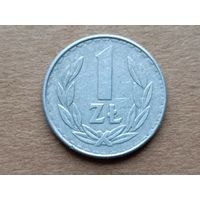 Польша 1 злотый, 1987г. (D-107)