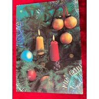 С Новым годом! Подписана. Фото В. Зеленовой. 1985 год.