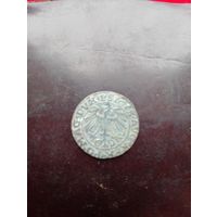 Старая монета серебряная