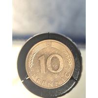 Германия 10 пфеннигов 1991 J          -2-