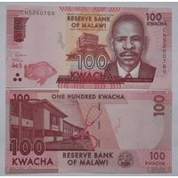 Малави 100 квача 2020 года UNC
