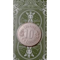 Исландия 10 крон 1974