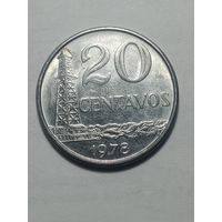 Бразилия 20 сентаво 1978 года .