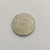 Румыния 5 леев 1992 г.