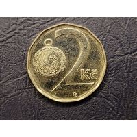 2 кроны Чехия.