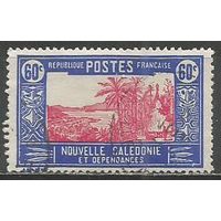 Новая Каледония. Хижина вождя племени. 1939г. Mi#224.