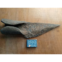 Сошник старинный кованый массивный