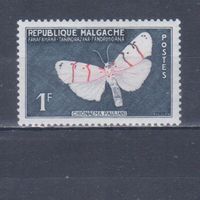 [722] Мадагаскар 1960. Фауна.Бабочка.0,50 ф. MH