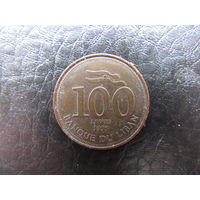 Ливан. 100 ливров, 1995. С 20 копеек. Распродажа коллекции. Смотрите другие лоты.