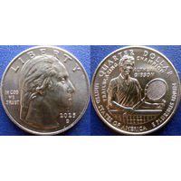 Новинка!!! США. Квотер 2025 Выдающиеся женщины N20 Алтея Гибсон. Минтмарка D.