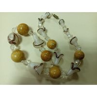 Бусы муранское стекло