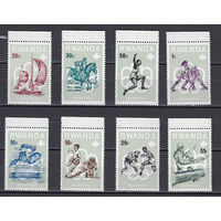 Спорт. Олимпийские игры. Руанда. 1976. 8 марок. Michel N 799-806 (3,6 е)