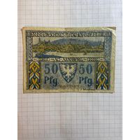 50 пфеннингов (нотгельды) г. Германия.