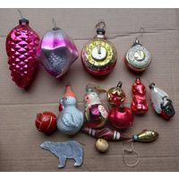 Елочные игрушки СССР всего 15 штук.Есть нечастые.