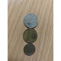 Монеты 3 шт