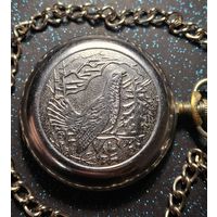 Часы молния ссср глухарь  с цепочкой распродажа коллекции