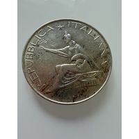 500 лир. 1961 г.  Италия. СЕРЕБРО.
