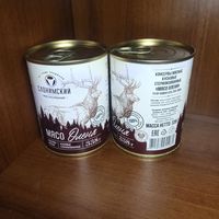 Тушенка из мяса оленя