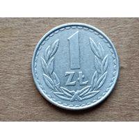 Польша 1 злотый, 1985г. (D-107)