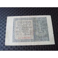 Польша 1 злотый 1941