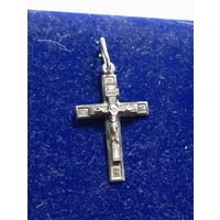 Серебряный крестик , 925 проба .