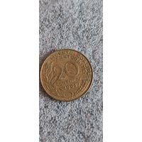 Франция 20 сентим 1983