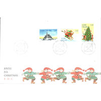 Конверт "Joulu jul Christmas F.D.C" (Финляндия 1998)