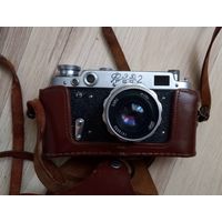 Фотоаппарат ФЭД-2.Объектив И-26м.Кожаный кофр