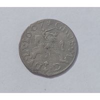 Вiльня i Ваза! Грош 1607! не частый