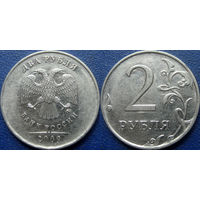 РФ. 2 рубля 2009 года. ММД. Магнитная. аUNC.