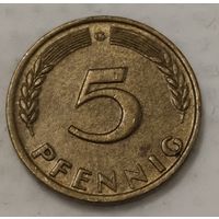 Германия 5 пфеннигов, 1949 Отметка монетного двора: "G" - Карлсруэ (2-6-80