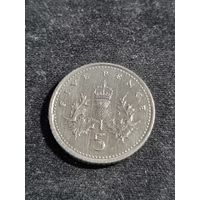 Великобритания 5 пенсов 2007