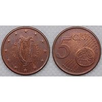 5 евроцентов 2002 г Ирландия XF