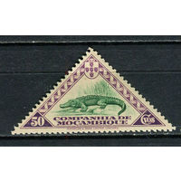 Португальские колонии - Мозамбик (Comp de Mocambique) - 1937 - Фауна. Крокодил 50С - [Mi.209] - 1 марка. MNH.  (Лот 27Jp)-T4P5