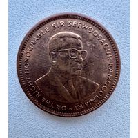 Маврикий 5 центов, 2023 год. Редкость.