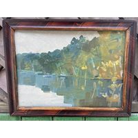 Пейзаж широкими мазками БССР 45x35 cm