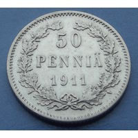 Финляндия в составе РИ. 50 пенни 1911