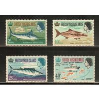Брит. Виргинские о-ва. Добыча  рыбы, полная серия.  1968г.  см. условие.