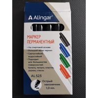 МАРКЕР. Перманентный. Для любых поверхностей. "Alingar".